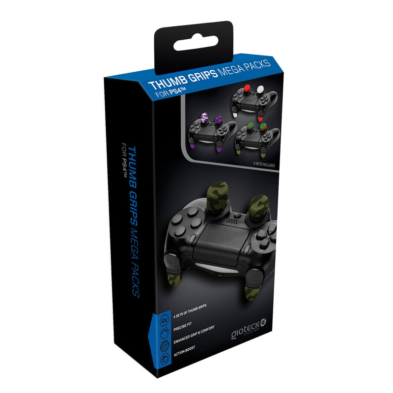 Gioteck - Méga Pack de reposes pouce (Thumb Grips) pour PS4