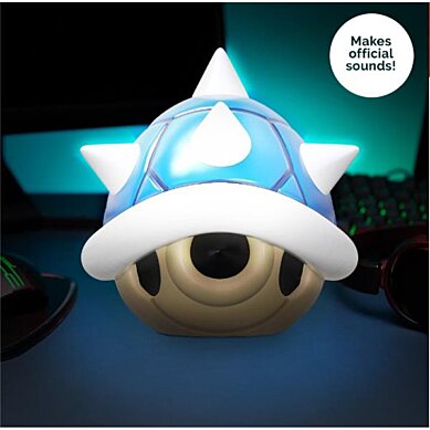 Nintendo - Mario Kart - Lampe Carapace Bleue avec Son - flash vidéo