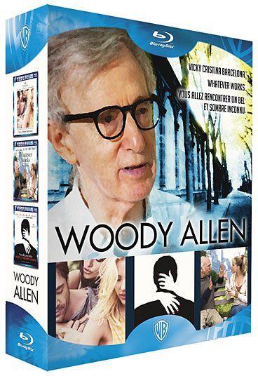Woody Allen - Coffret - Vous allez rencontrer un bel et sombre inconnu + Vicky Cristina Barcelona + Whatever Works [Blu-ray]