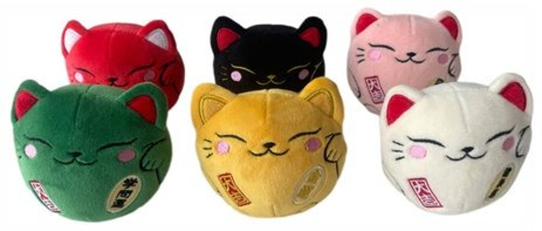 Sac Tokyo (Assortiment de 6 Mini Peluches Maneki Neko)