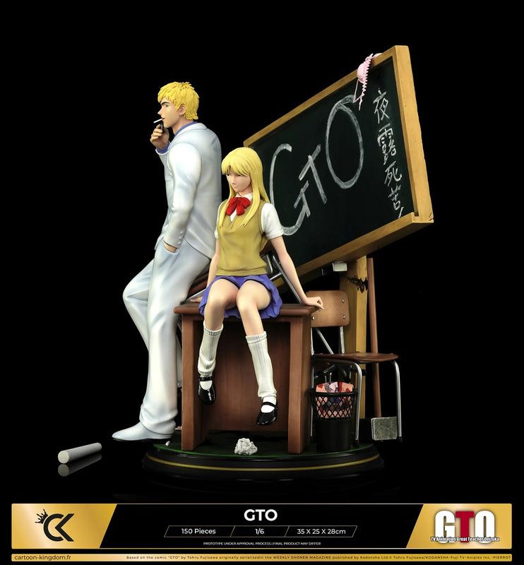 Cartoon Kingdom - 1:6 Statues - Great Teacher Onizuka - Eikichi Onizuka et Urumi Kanzaki Statue 35cm