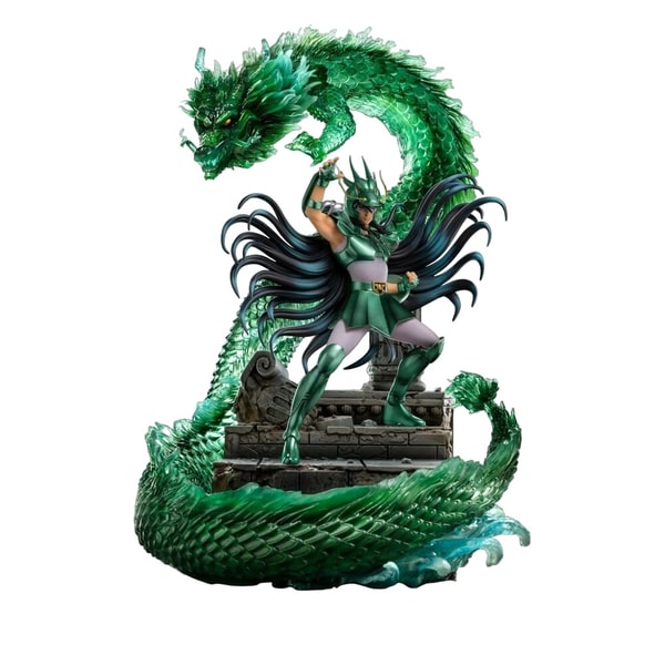 Iron Studios - Deluxe Art Scale 1/10 - Saint Seiya - Dragon Shiryu Statue 38cm - flash vidéo