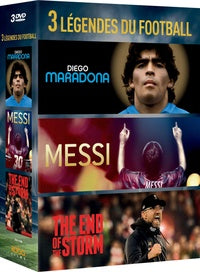 3 légendes du football : Diego Maradona + Messi + The End of the Storm [DVD]