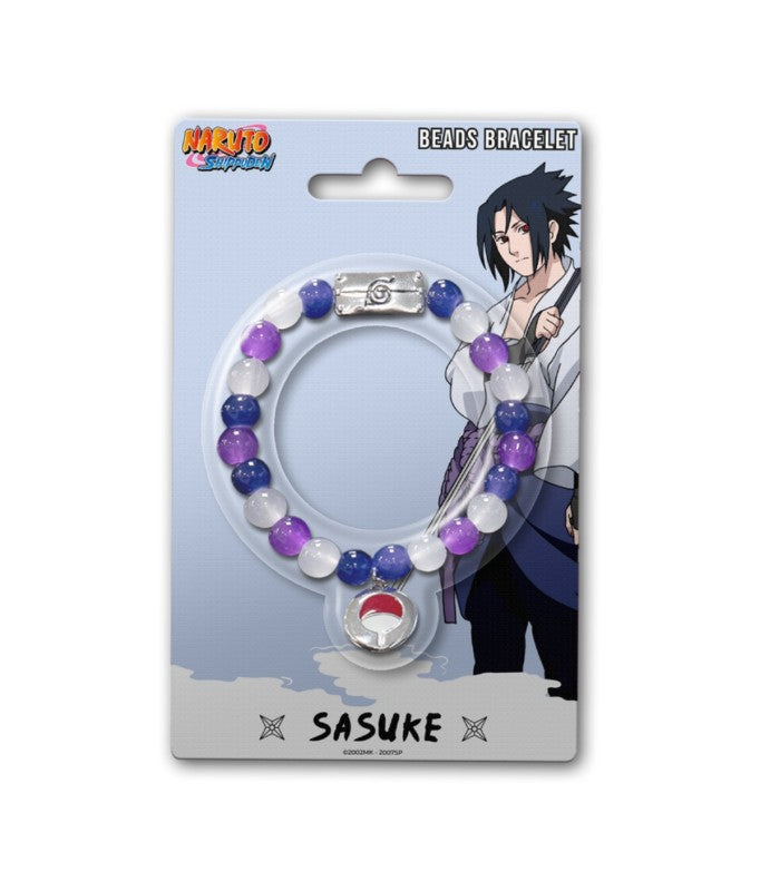 Cartoon Kingdom - Naruto Shippuden - Bracelet de perles "Sasuke Uchiha" - flash vidéo
