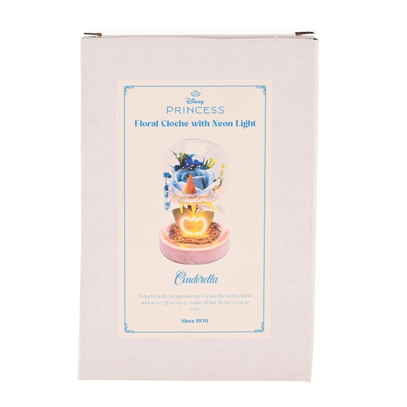 Disney - Cendrillon - Cloche Florale avec Lumière Néon "Cendrillon"