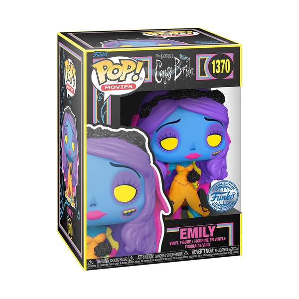 Funko Pop! & Tee: Corpse Bride - Emily (Blacklight) - XL - flash vidéo