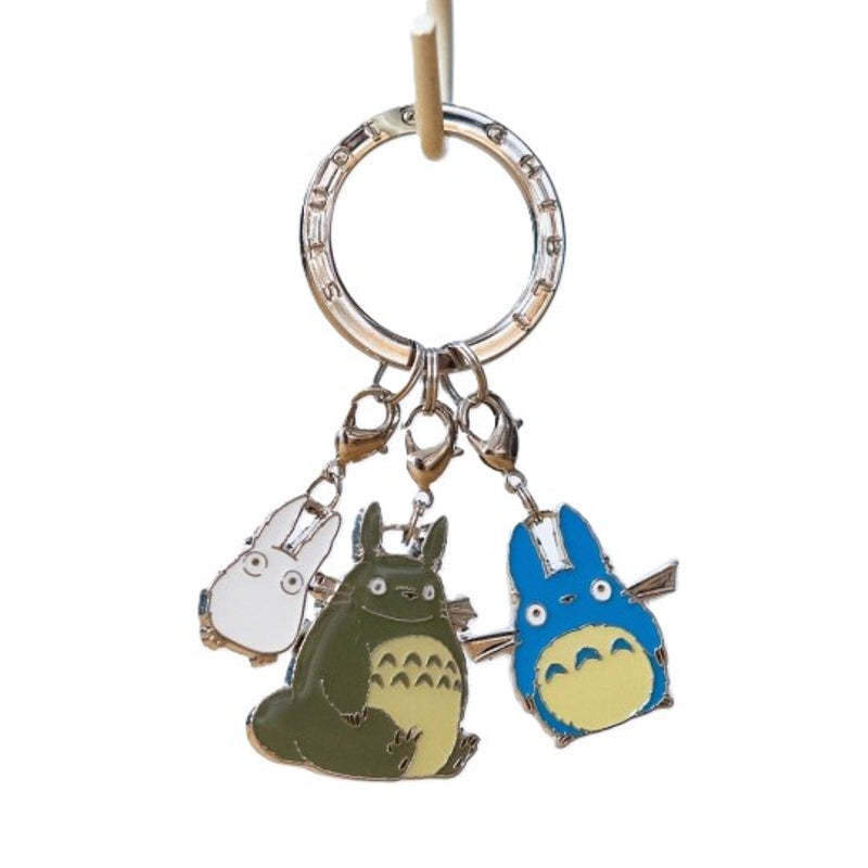Ghibli - Mon Voisin Totoro - Porte-clés en métal Totoro Gris, Bleu et Blanc