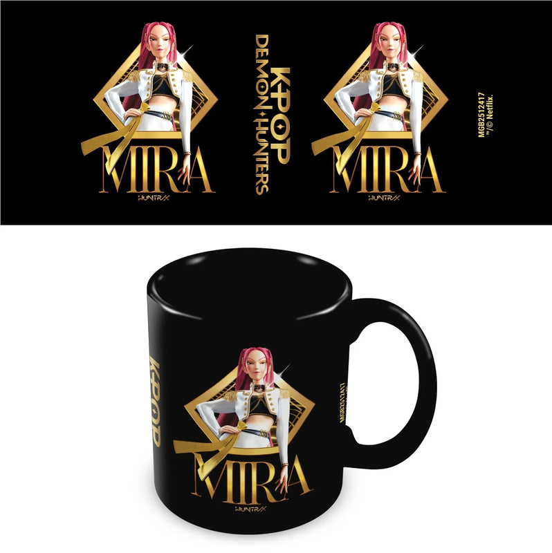 KPop Demon Hunters - Mug noir Mira dorée 325ml