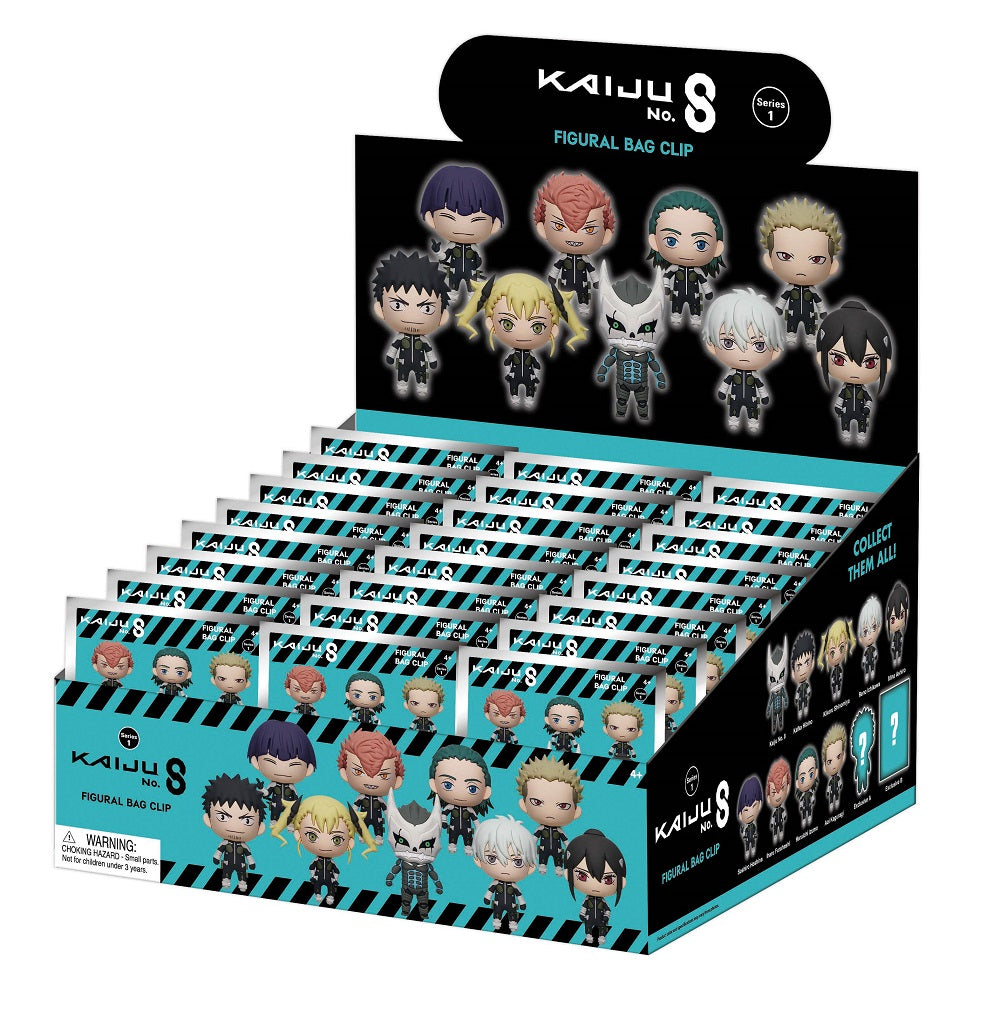 Kaiju No. 8 - Assortiment en blind box de figurines de sac de collection en mousse (Série 1) (24 pcs) - flash vidéo