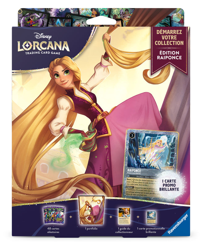Disney Lorcana JCC - Invasion Épineuse ! - Coffret Démarrez Votre Collection Édition Raiponce