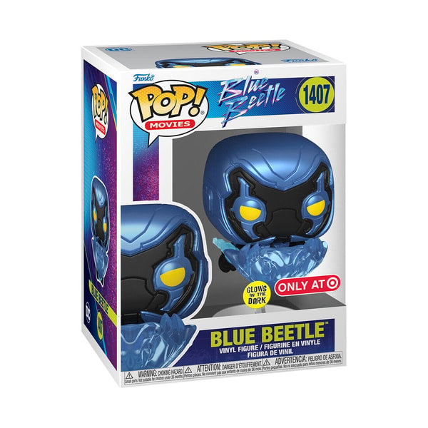Funko Pop! Movies: Blue Beetle - Blue Bettle (Glow in the Dark) - Target Exclusive