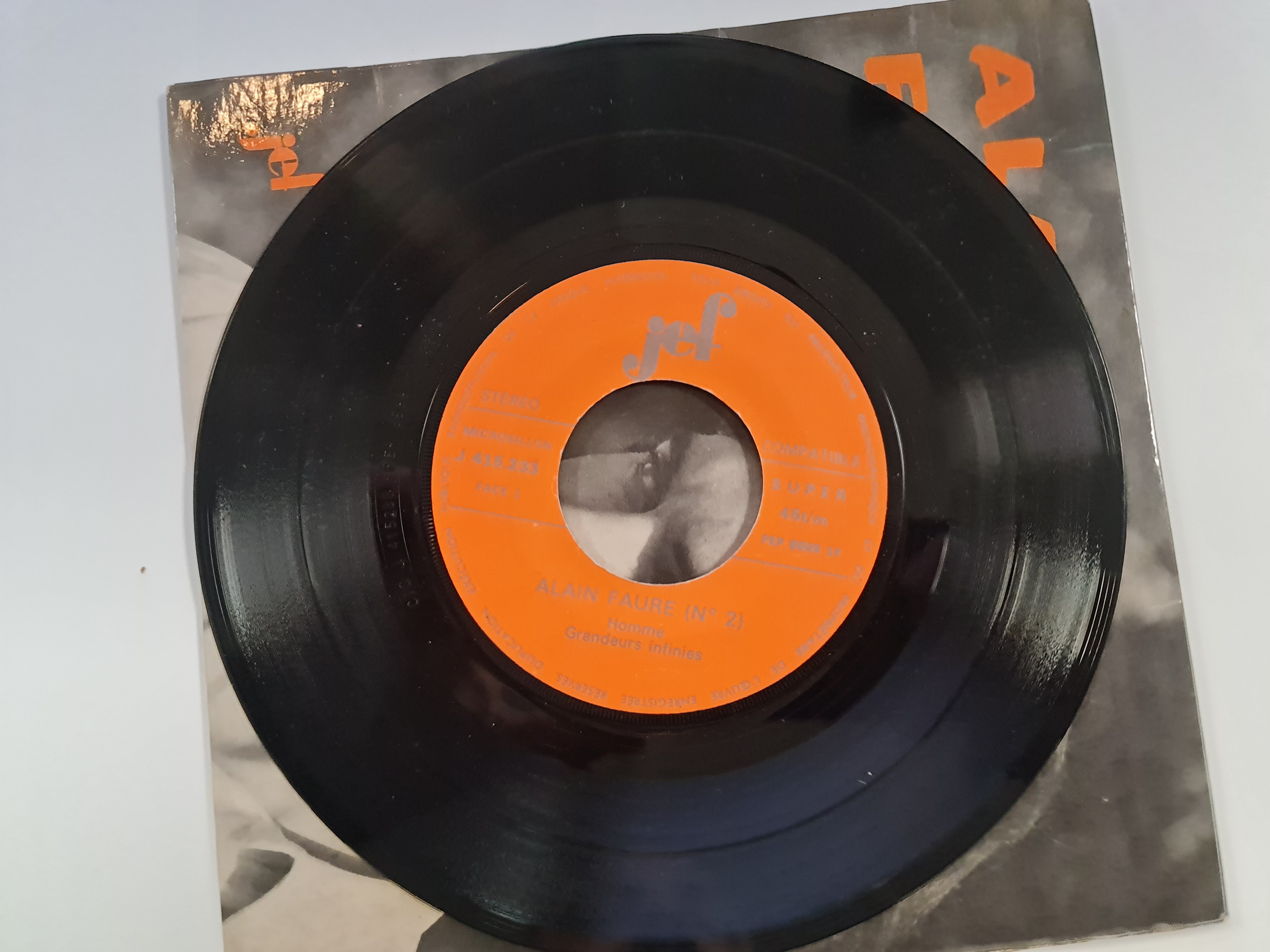 (Occasion) Alain Faure  [Vinyle 45 Tours]