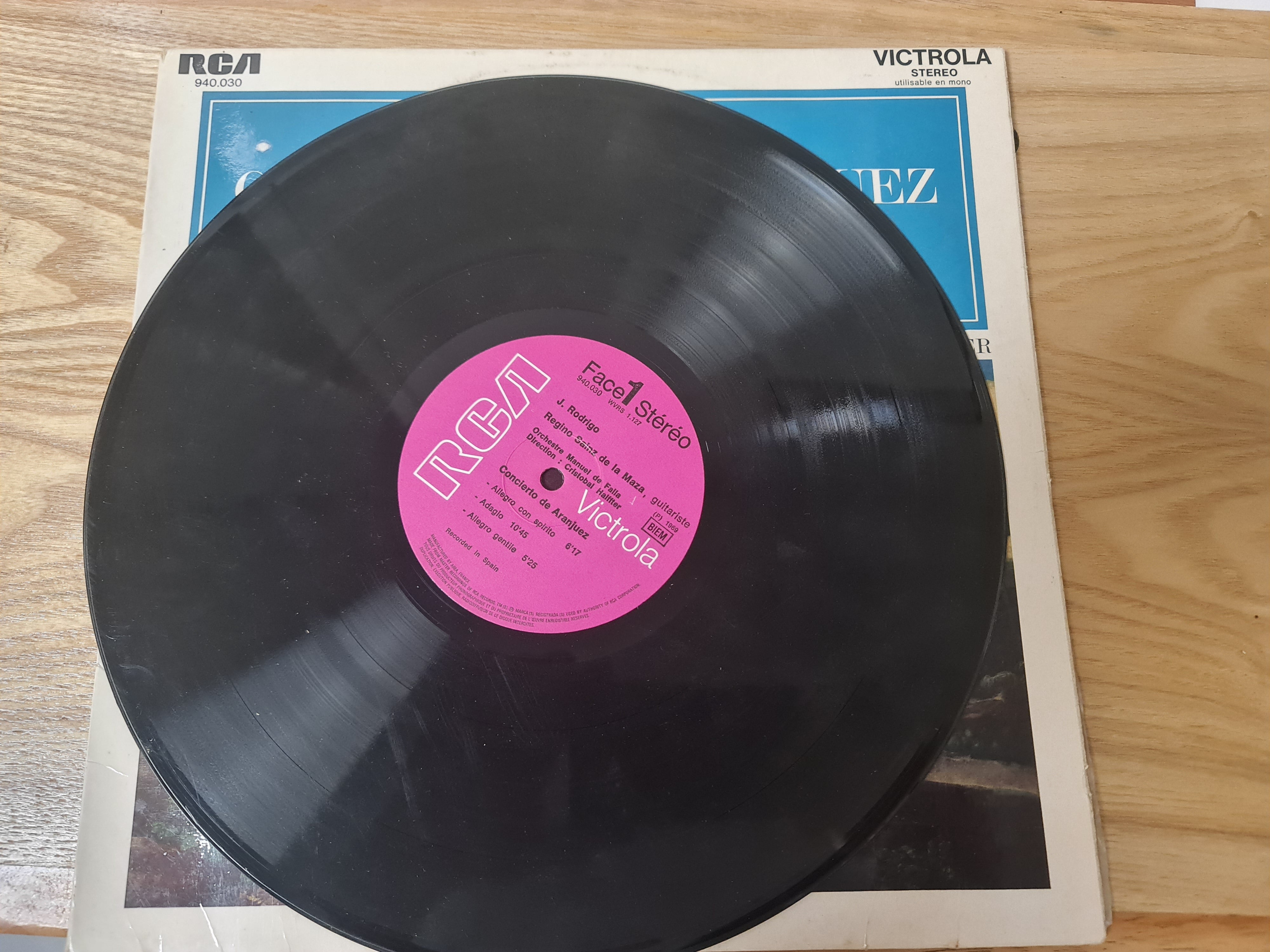 (Occasion) Joaquin Rodrigo Concerto de Aranjuez Fantasia para un gentilhombre [Vinyle 33Tours]
