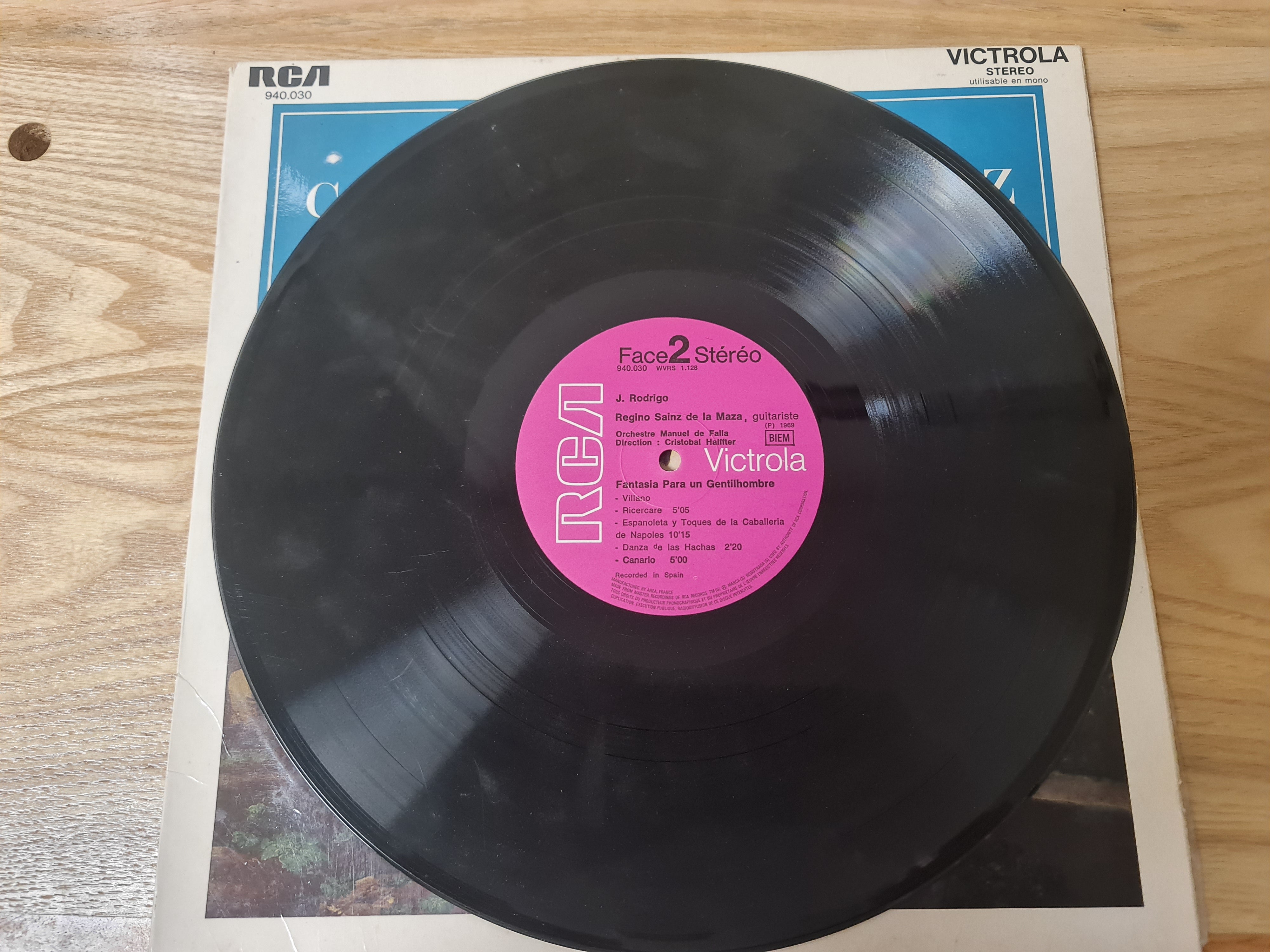 (Occasion) Joaquin Rodrigo Concerto de Aranjuez Fantasia para un gentilhombre [Vinyle 33Tours]