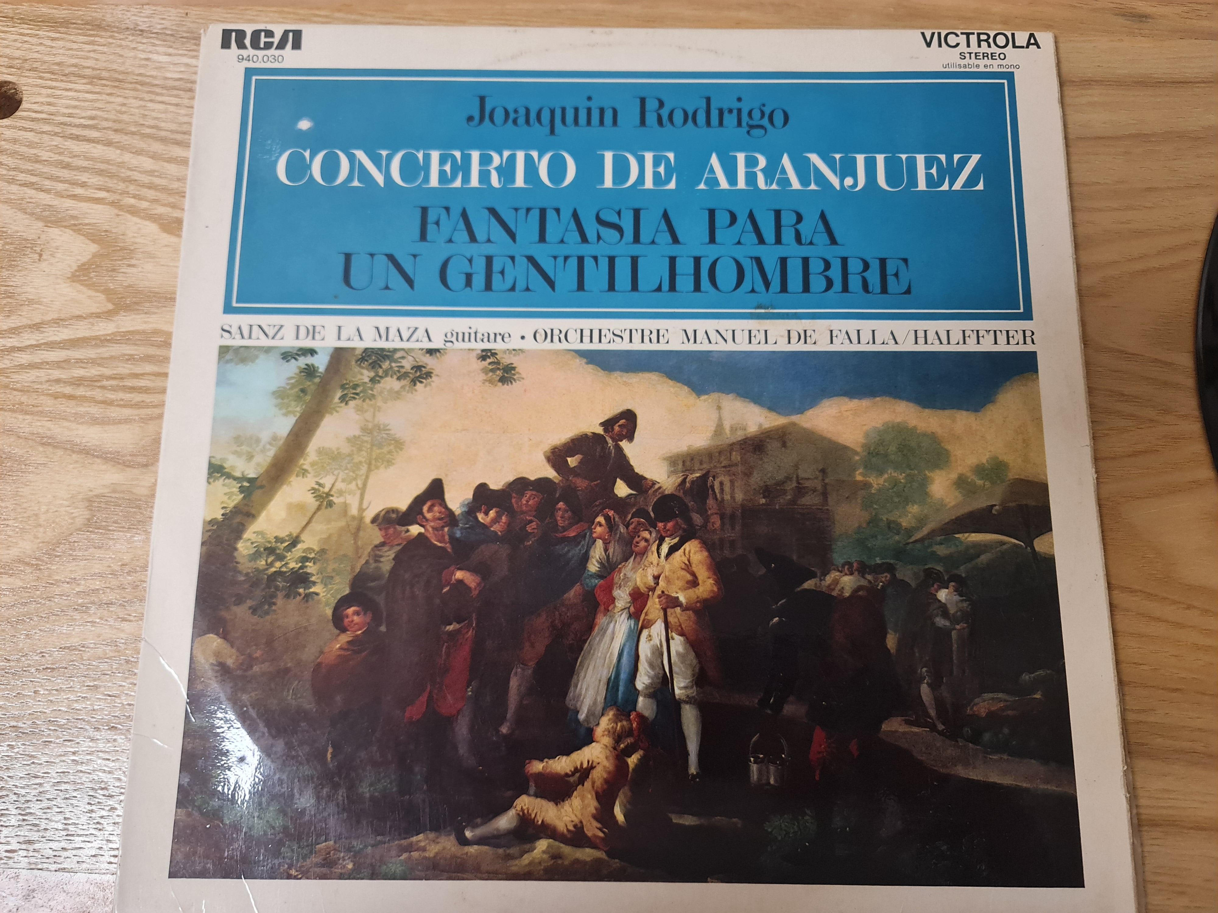 (Occasion) Joaquin Rodrigo Concerto de Aranjuez Fantasia para un gentilhombre [Vinyle 33Tours]
