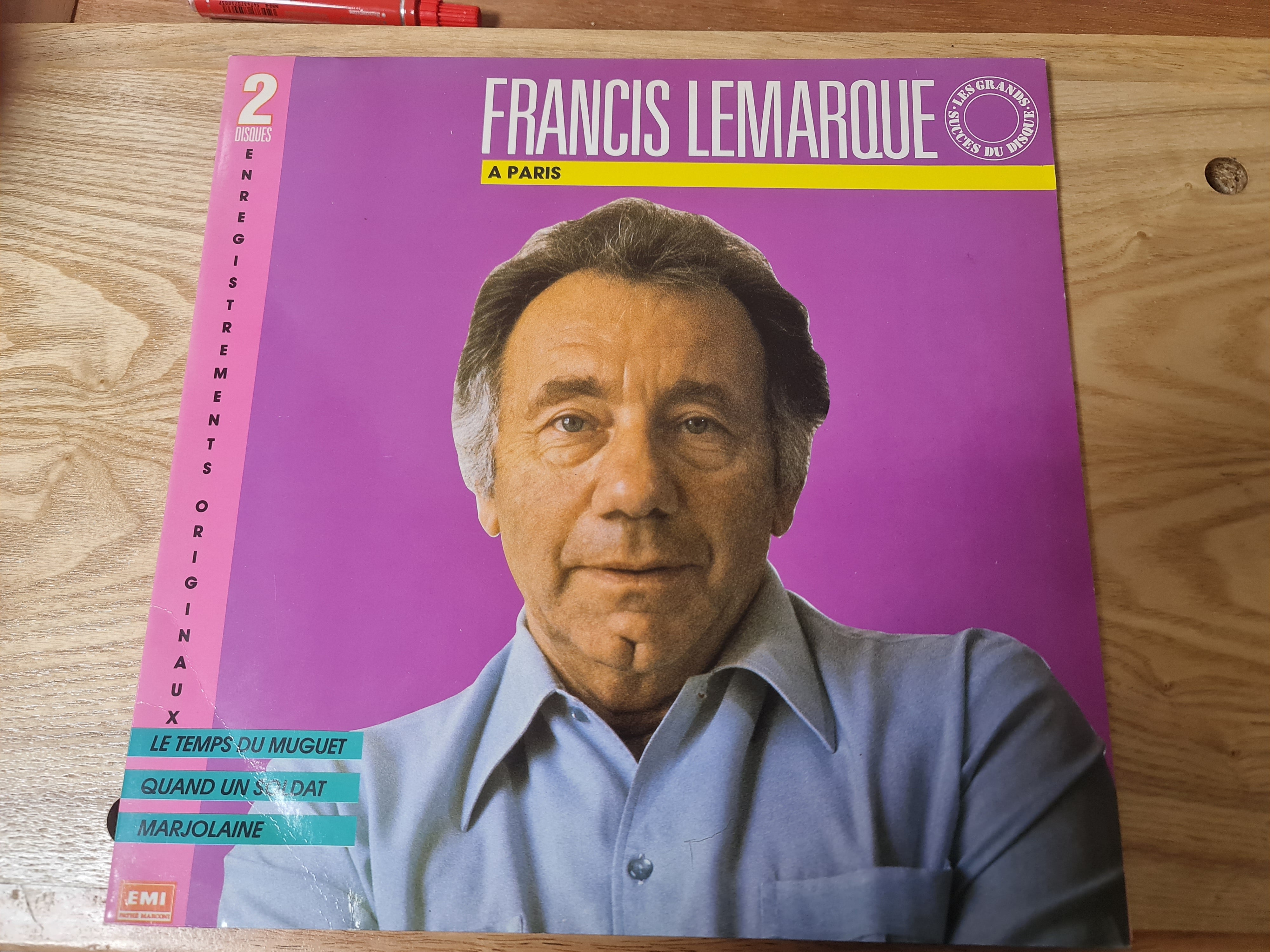 (occasion) Francis Lemarque – A Paris [Vinyle 33 Tours]