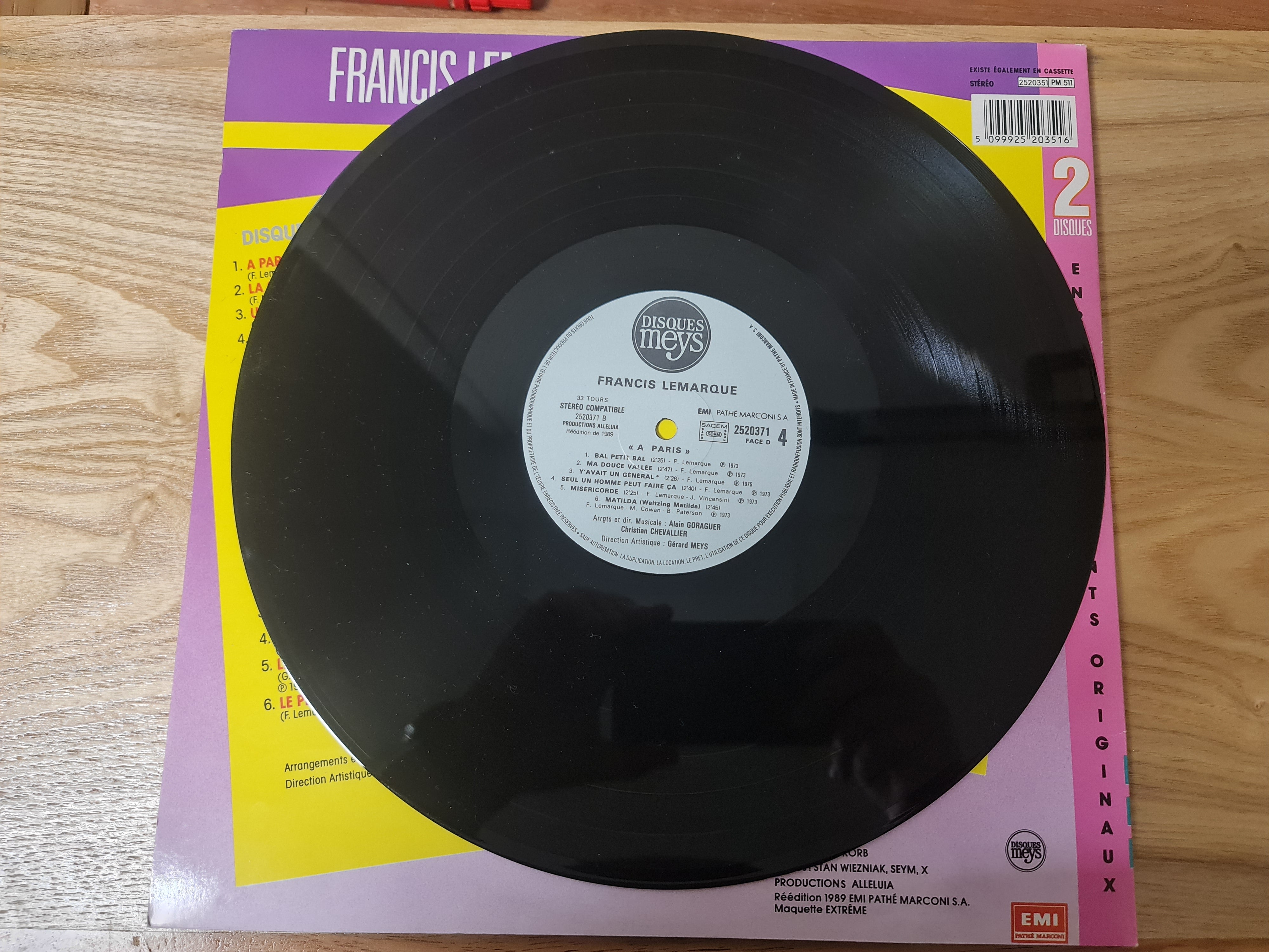 (occasion) Francis Lemarque – A Paris [Vinyle 33 Tours]