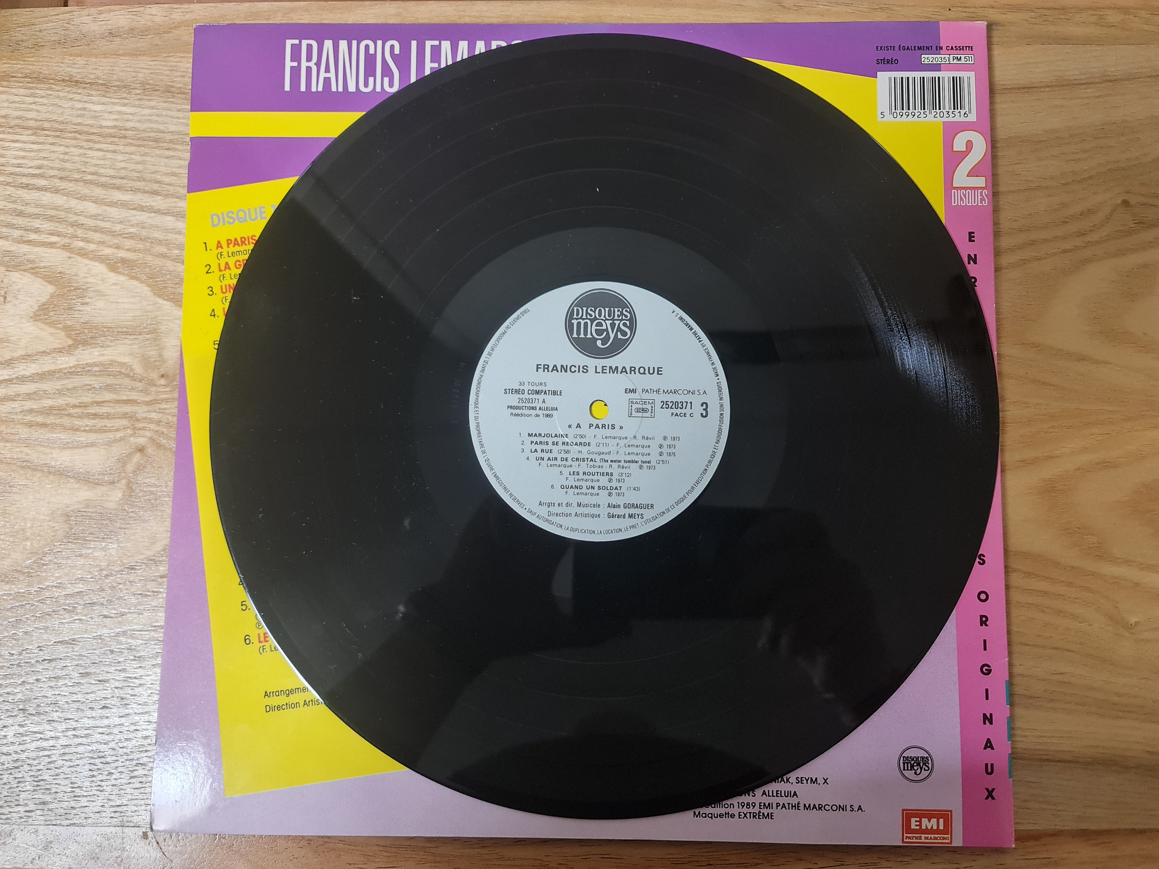 (occasion) Francis Lemarque – A Paris [Vinyle 33 Tours]