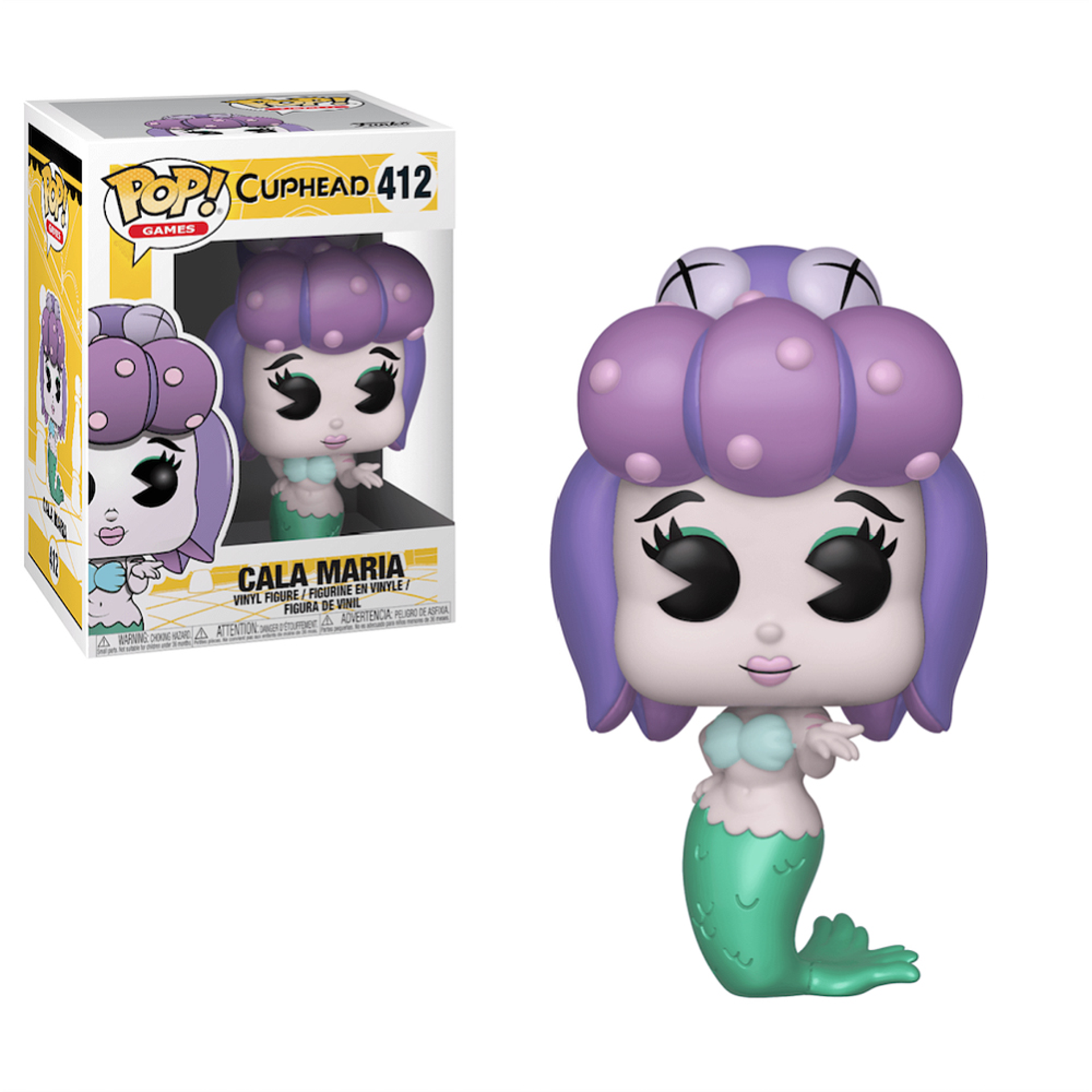 Funko Pop! Games Cuphead Cala Maria ENG Merchandising - flash vidéo