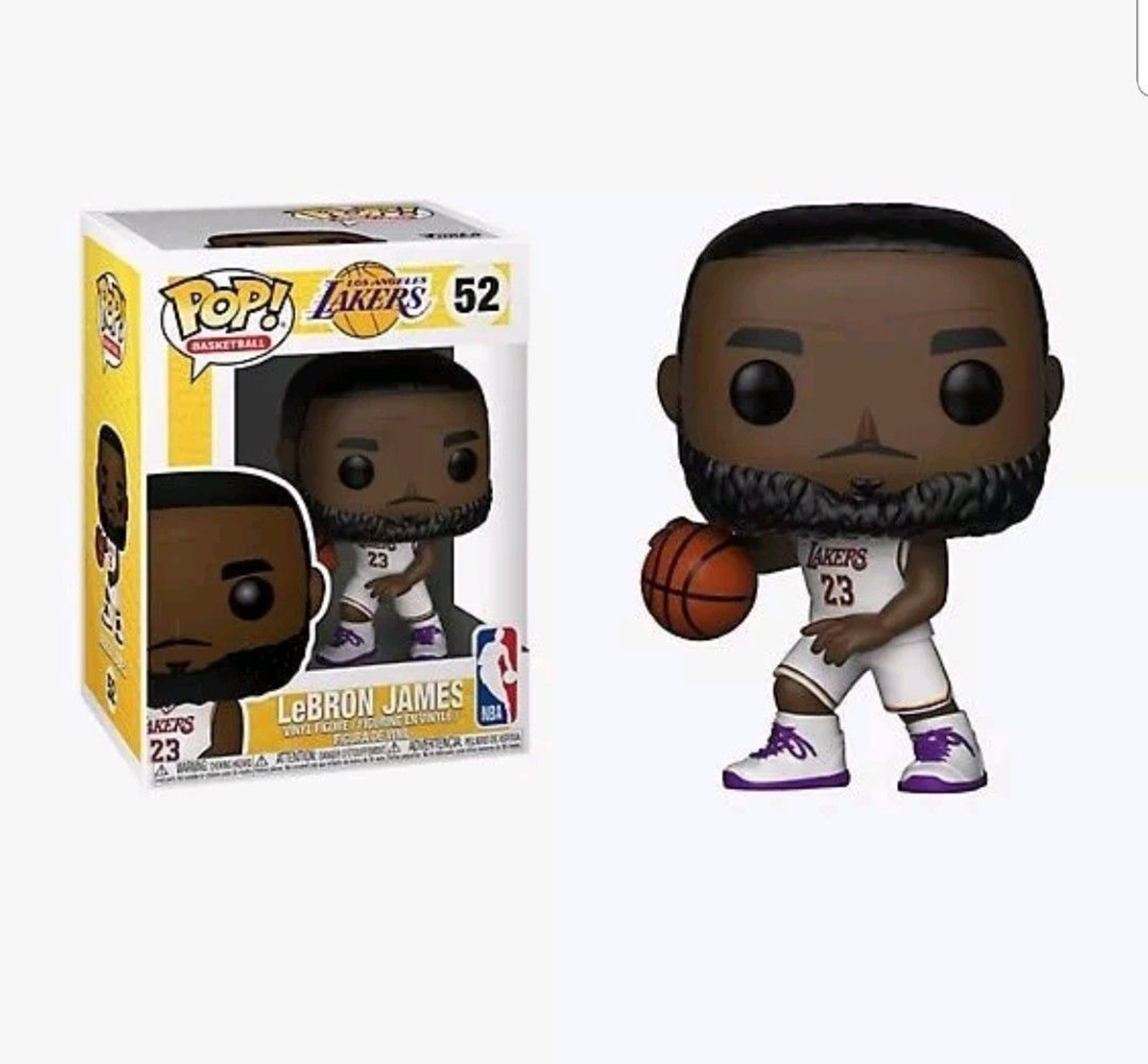 Funko Pop! Basketball Los Angeles Lakers LeBron James (White Jersey) ENG Merchandising - flash vidéo