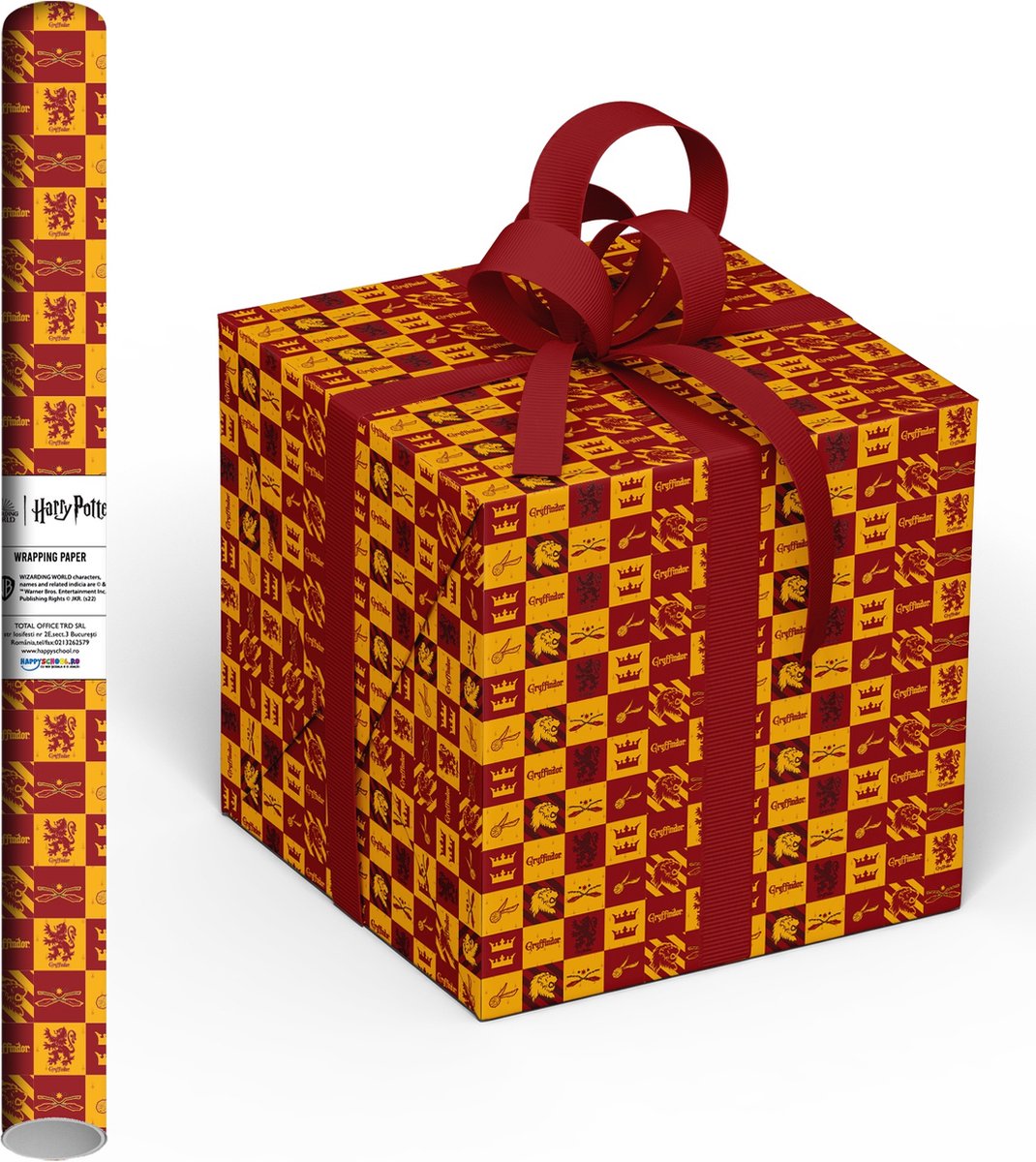 Harry Potter - Papier cadeau Blasons 70cm x 200cm