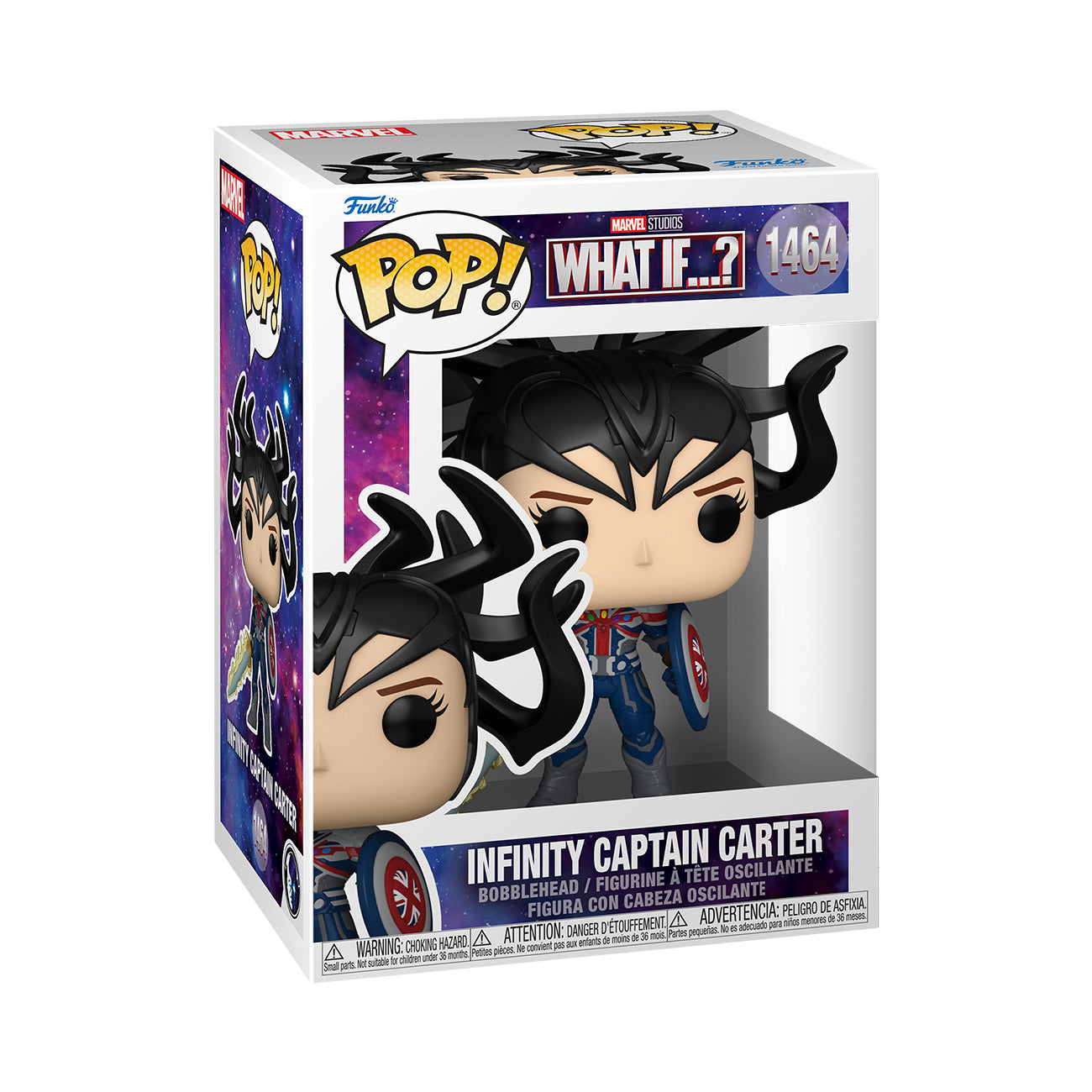Funko Pop! Marvel: What If...? - Infinity Captain Carter - flash vidéo