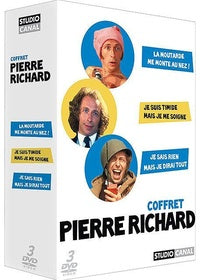 Coffret Pierre Richard - La moutarde me monte au nez + Je suis timide mais je me soigne + Je ne sais rien mais je dirai tout [DVD]
