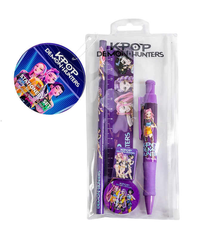 KPop Demon Hunters - Ensemble de fournitures scolaires (5 pièces)