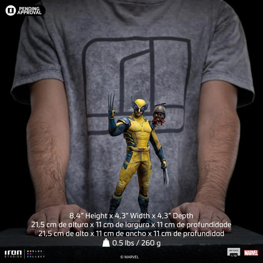 Iron Studios - Arts Scale 1/10 - Marvel - Deadpool 3 - Wolverine Statue 22cm - flash vidéo