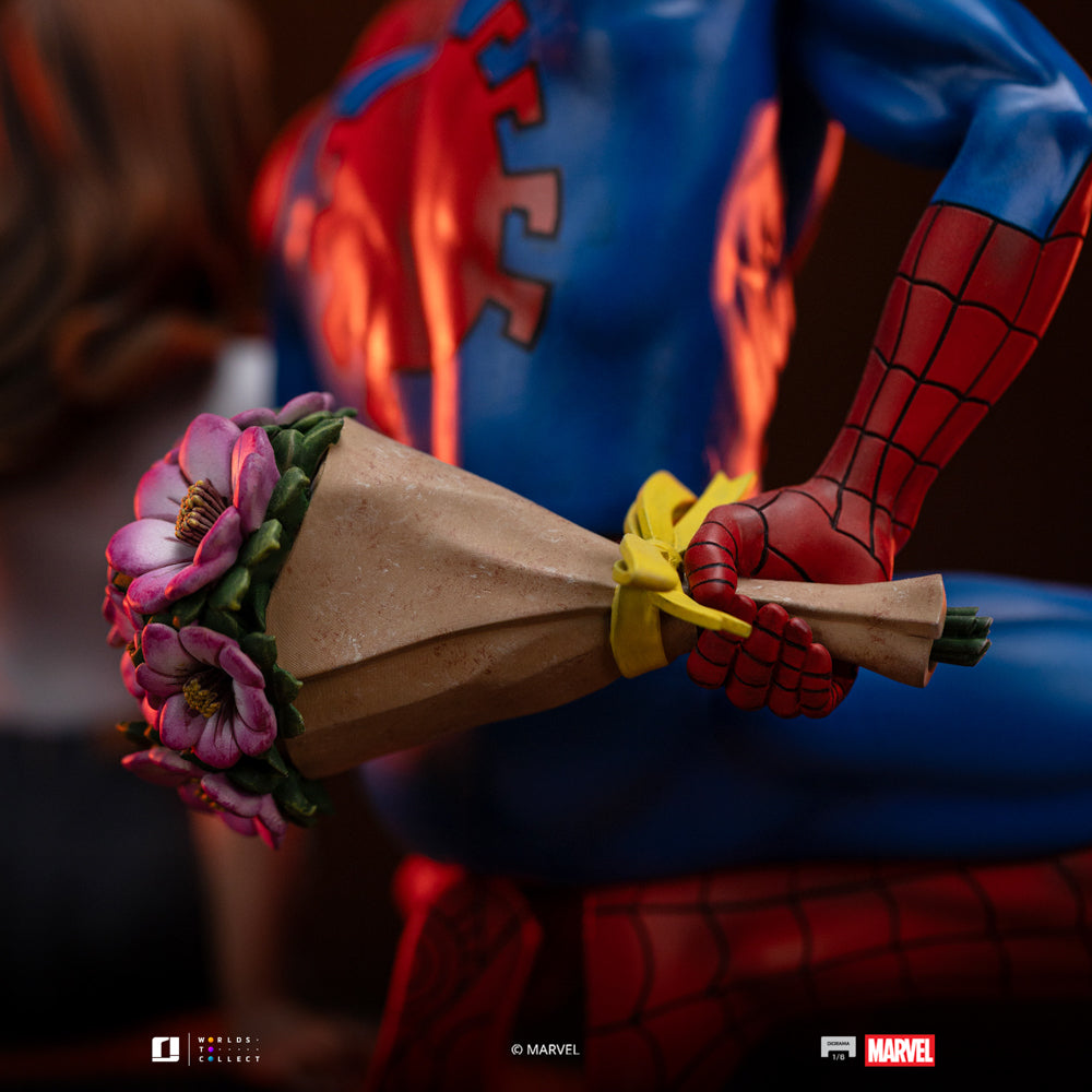 Iron Studios - Sixth Scale Diorama 1/6 - Marvel Comics - Spider-Man et MJ Statue 35cm