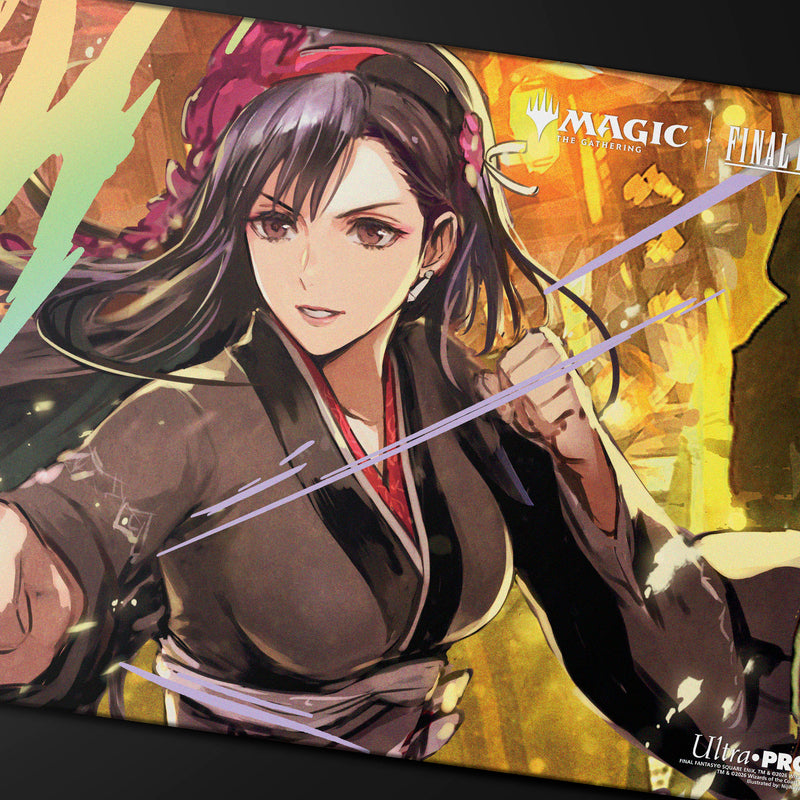 Ultra Pro - Magic: The Gathering - Final Fantasy - Tapis de jeu métallisé Tifa Lockhart