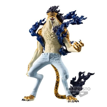 One Piece - King Of Artist - Rob Lucci Awakening Ver. Statue 19cm - flash vidéo