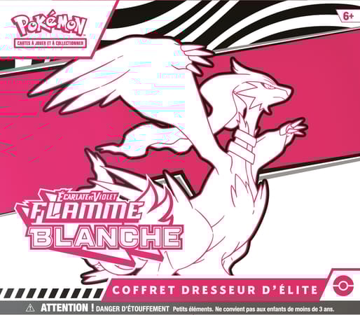 Pokémon JCC : Coffret Dresseur d'Élite Écarlate et Violet - EV 10.5 Flamme Blanche