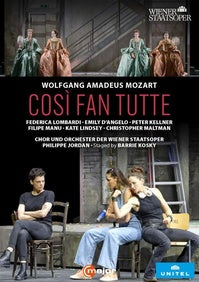 Mozart : Cosi fan tutte. Lombardi, D'Angelo, Kellner, Manu, Lindsey, Maltman, Jordan, Kosky. [DVD]