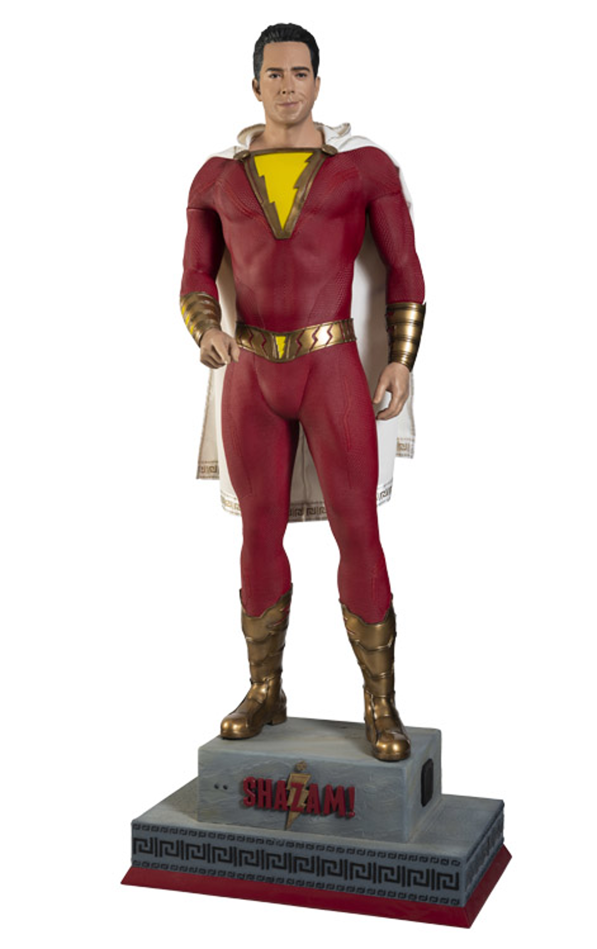 Shazam! - Statue taille réelle Shazam (Base incluse) - flash vidéo