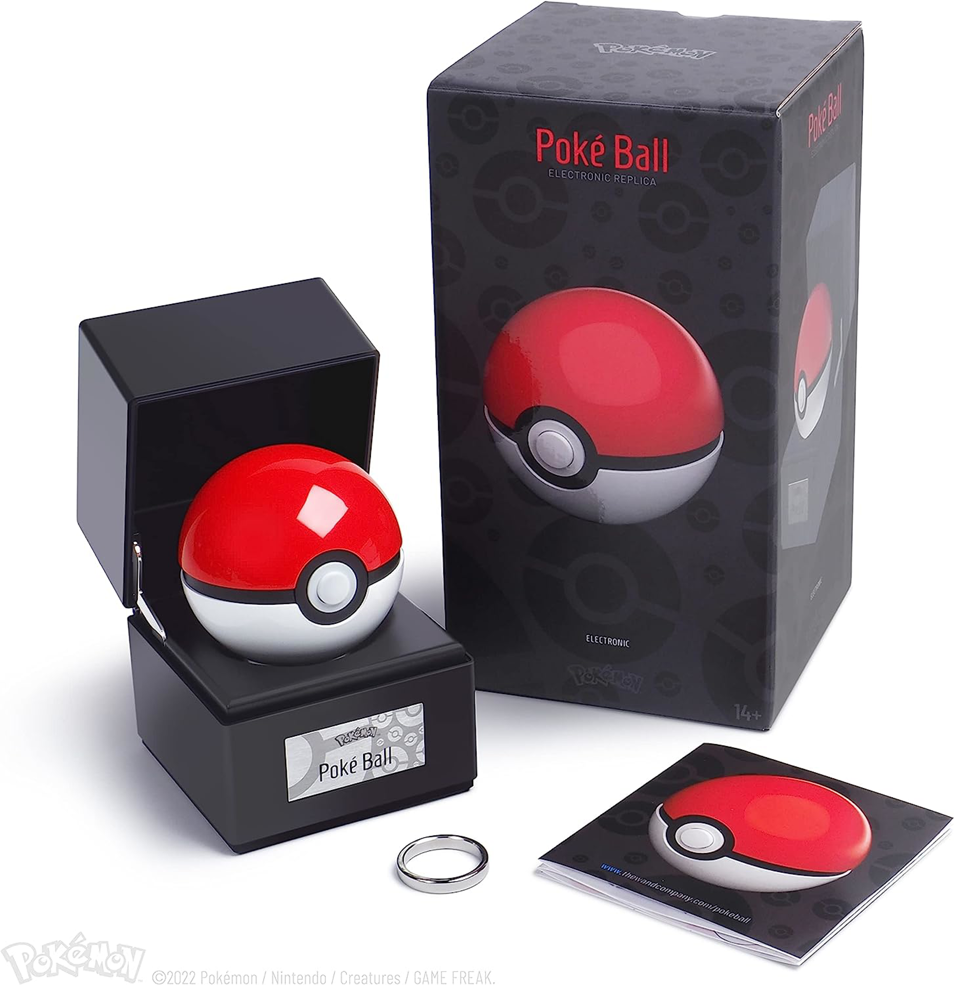 Pokémon - Réplique électronique de la Poké Ball en métal moulé