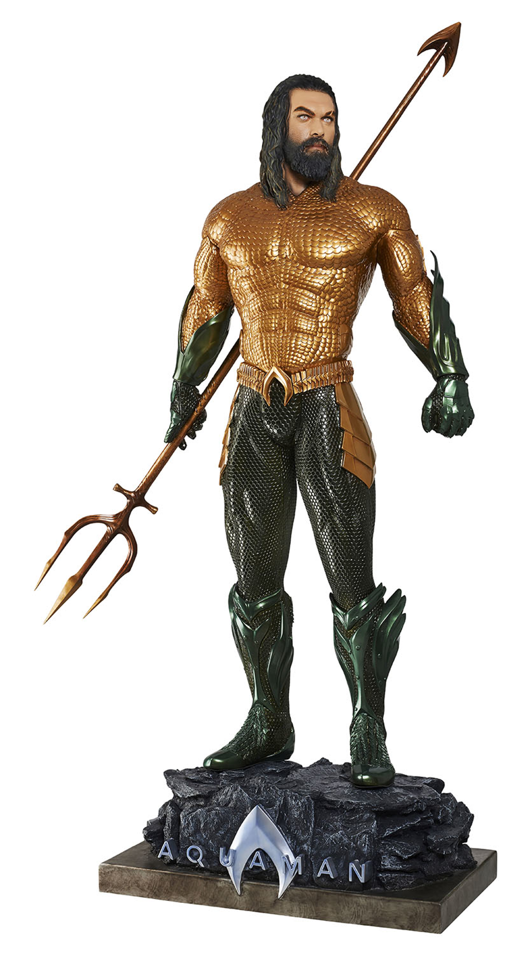 Aquaman - Statue taille réelle Aquaman (Base incluse) - flash vidéo