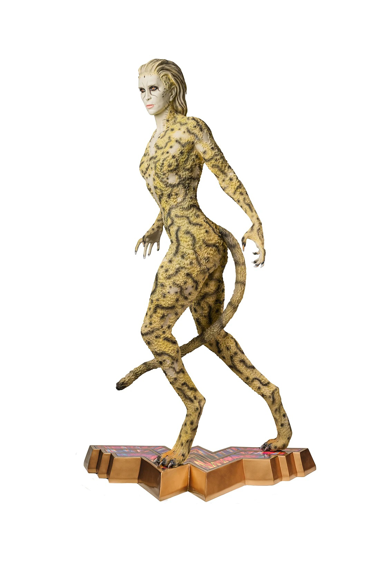 Wonder Woman 1984 - Statue taille réelle Cheetah (Base incluse) - flash vidéo