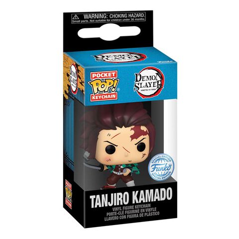 Funko Pocket Pop! Keychain: Demon Slayer - Tanjiro Kamado (Battle Damage) - flash vidéo