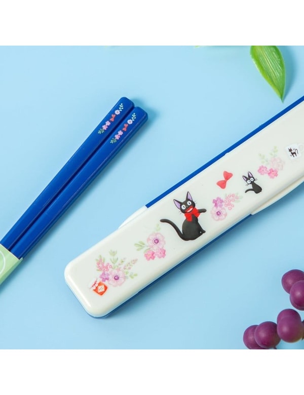 Ghibli - Kiki la petite sorcière - Coffret de baguettes Jiji Guirlande de fleurs 18cm - flash vidéo