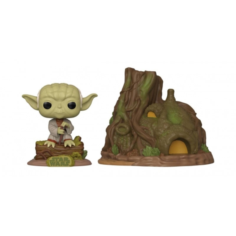 Funko Pop! Town: Star Wars - Dagobah Yoda with Hut