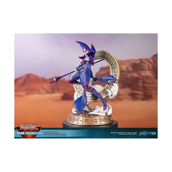 First 4 Figures - Yu-Gi-Oh! - Magicien des Ténébres Bleu Statue Edition Standard 29cm - flash vidéo