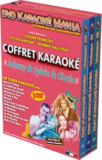 DVD Karaoké Mania - Coffret 3 DVD : Johnny & Sylvie & Cloclo [DVD]
