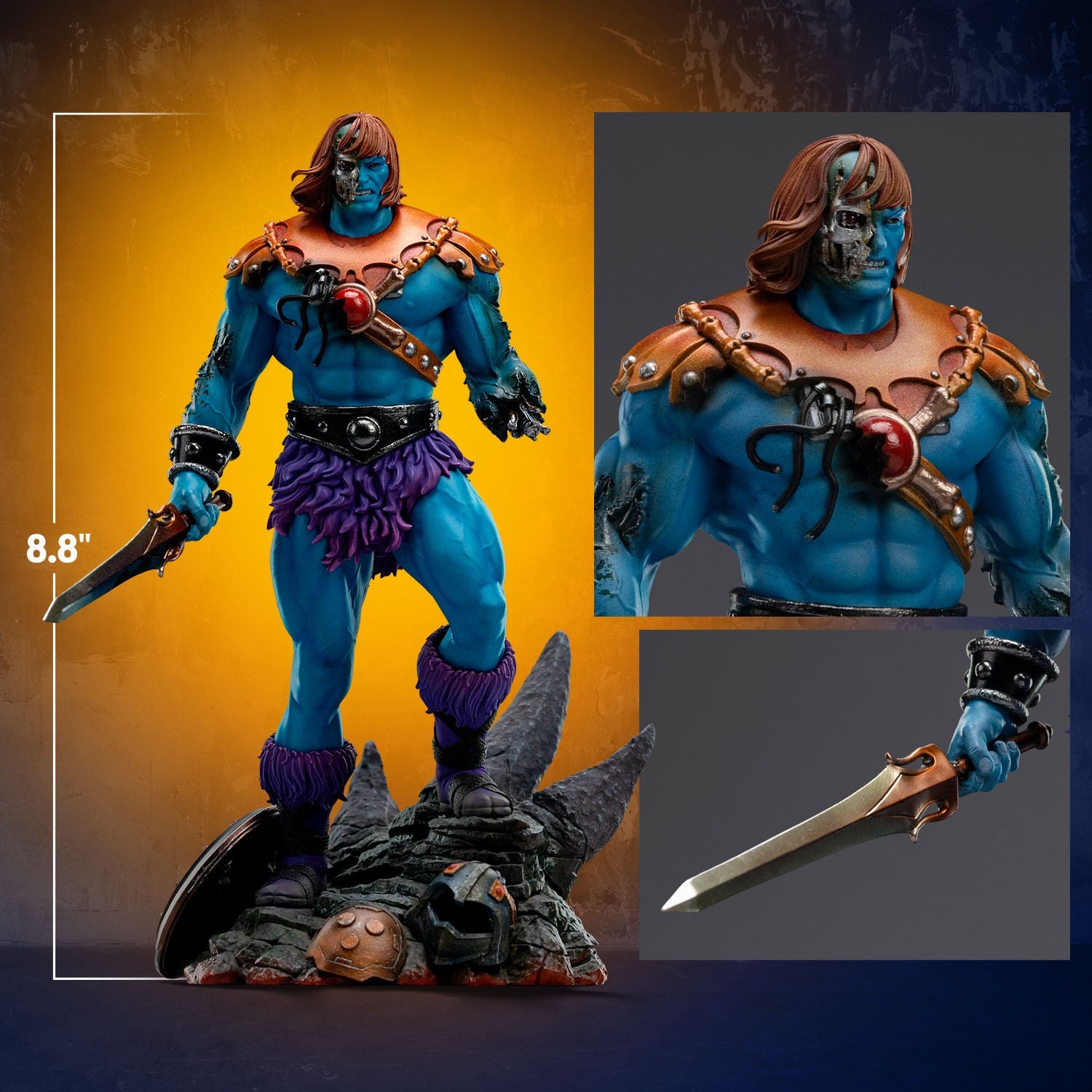 Iron Studios - Art Scale 1/10 - Les Maîtres de l'Univers - Faker Statue 22cm