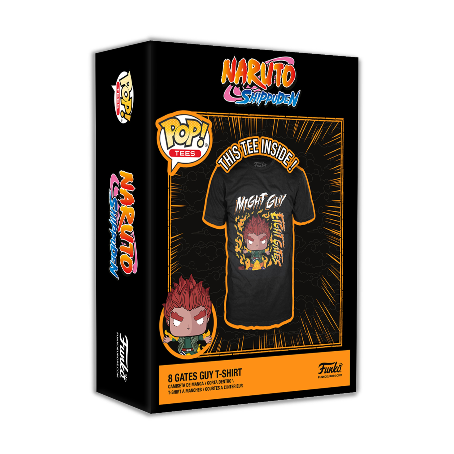 Funko Boxed Tee: Naruto - 8-Gates Guy - S
