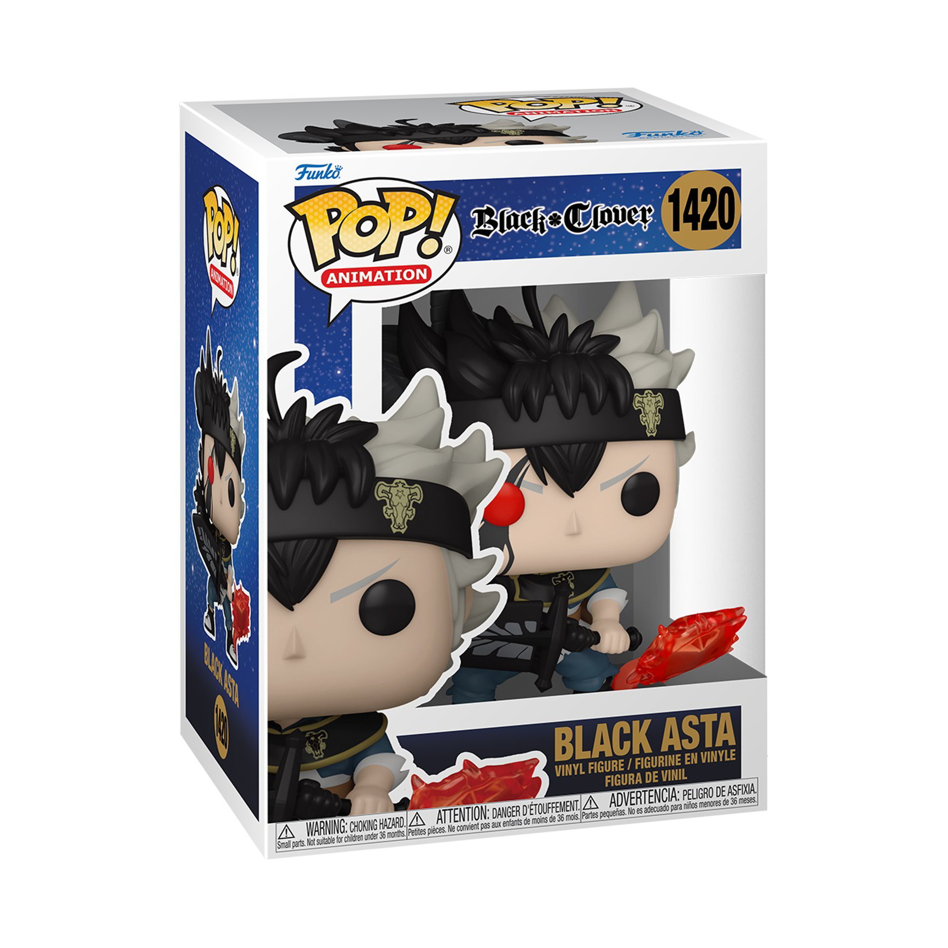 Funko Pop! Animation: Black Clover - Black Asta - flash vidéo