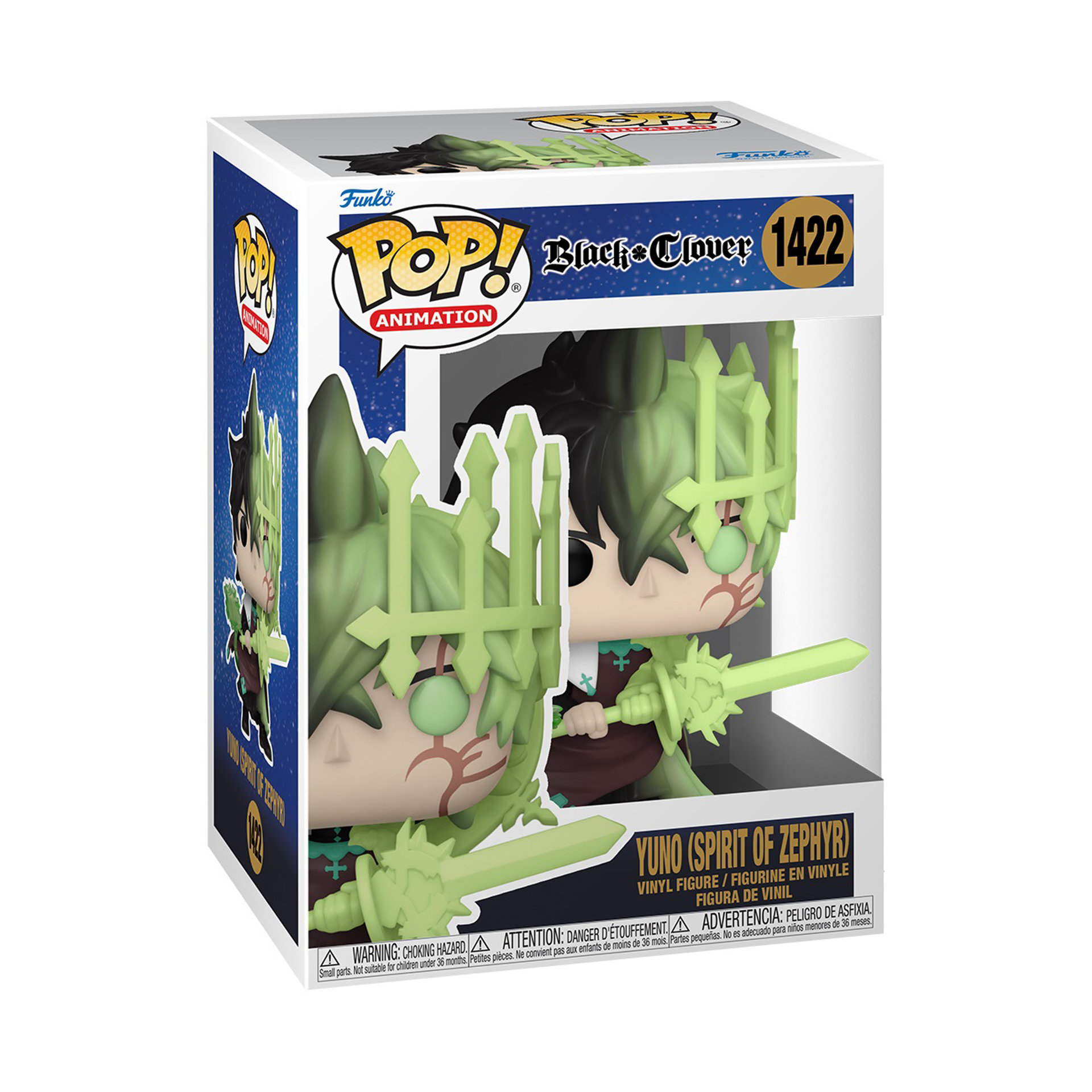 Funko Pop! Animation: Black Clover - Yuno (Spirit of Zephyr) - flash vidéo