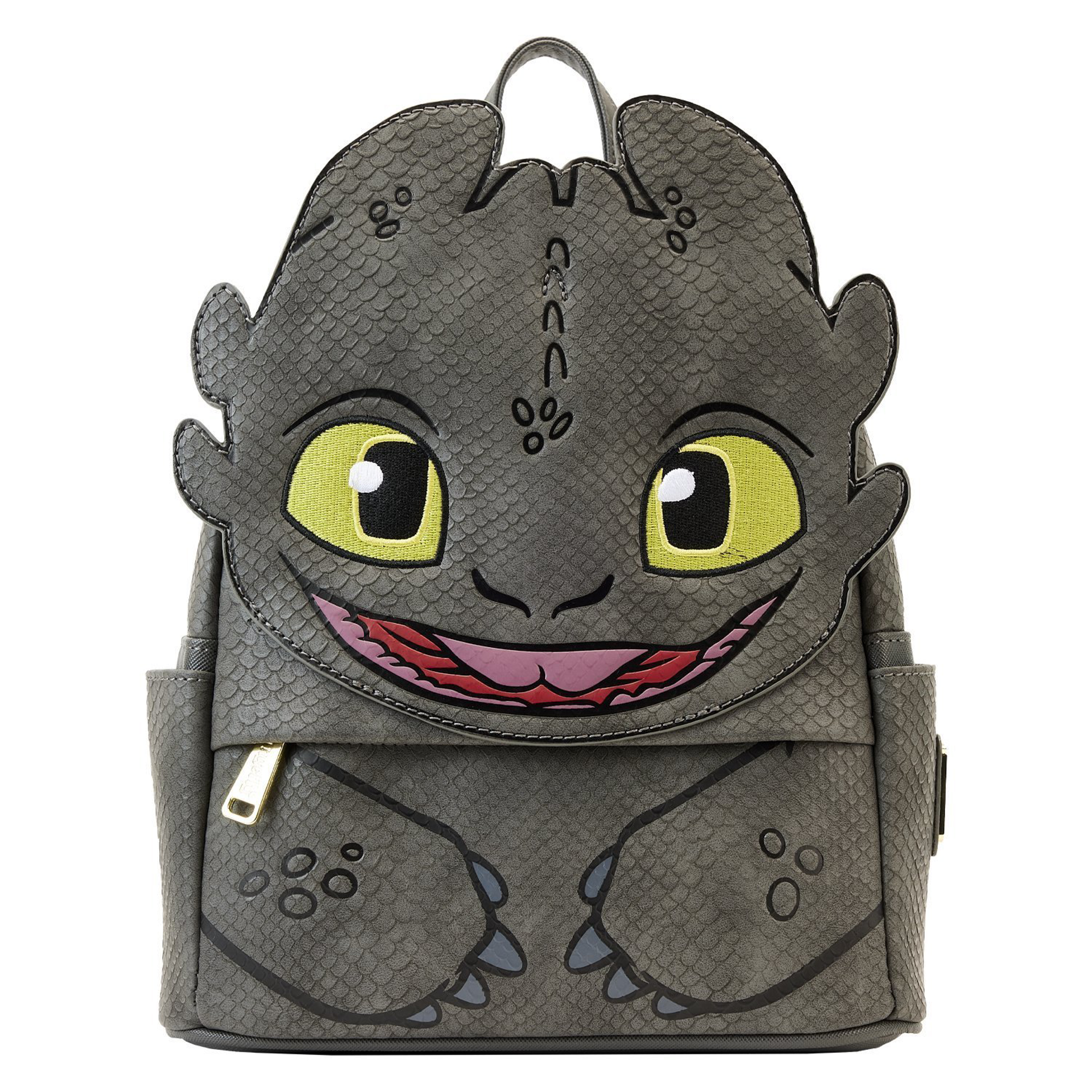 Loungefly: Dreamworks How To Train Your Dragon - Toothless Cosplay Mini Backpack - flash vidéo