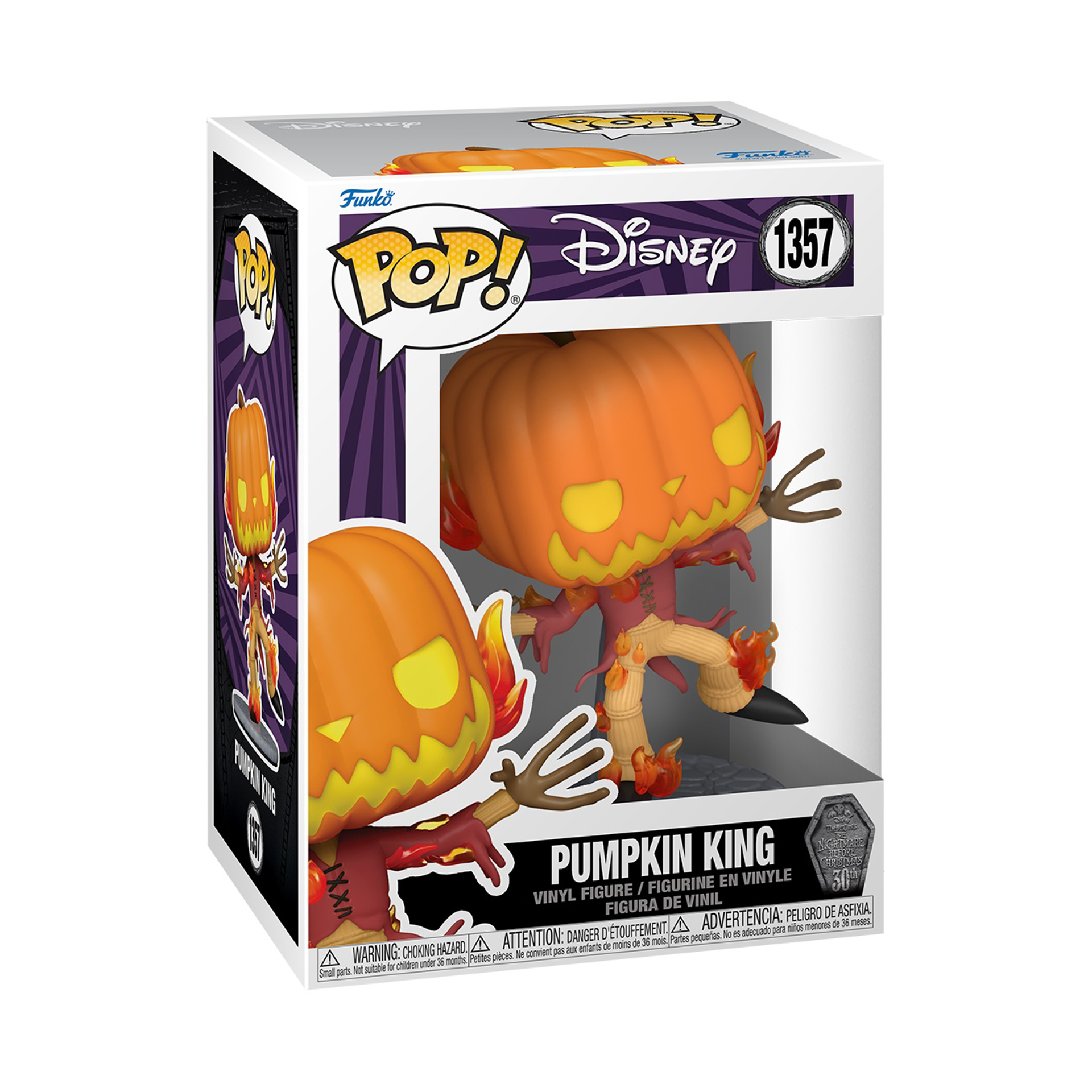 Funko Pop! Disney: The Nightmare Before Christmas 30th Anniversary - Pumpkin King