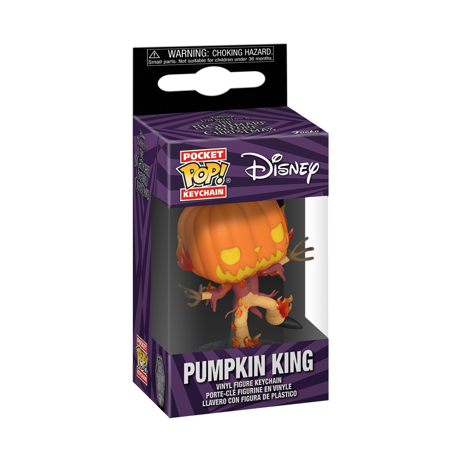 Funko Pocket Pop! Keychain: The Nightmare Before Christmas 30th Anniversary - Pumpkin King - flash vidéo